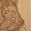 Holzbrett Wild Luchs | Bild 2
