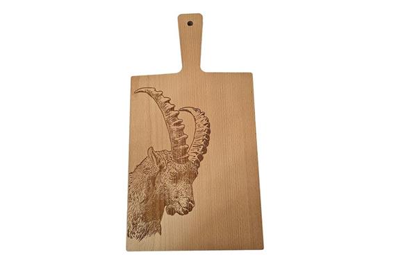 Holzbrett Wild Steinbock